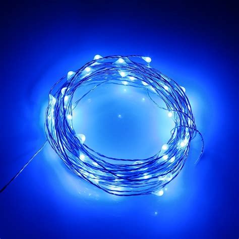 100 Led Copper String Lights Oem Blue