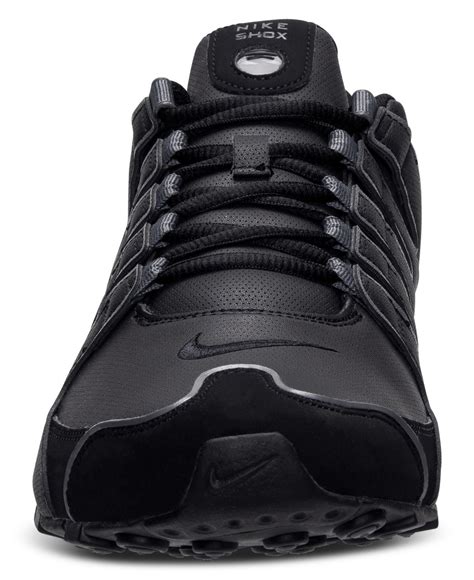 Lyst Nike Mens Shox Nz Sl Running Sneakers From Finish Line In Black