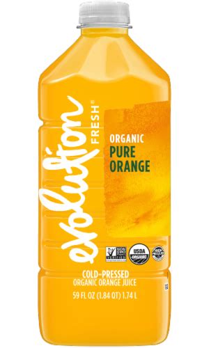 Evolution Fresh Organic Pure Orange Cold Pressed Orange Juice 59 Fl