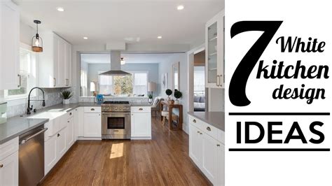 Finish off your farmhouse kitchen design by adding industrial or antique elements in your lighting and accessories. 7 White Farmhouse Kitchen Design Ideas 2016 - YouTube