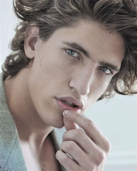 Provocative Wave For Men Argentinian Fashion Model Agustin Gonzalez Del Solar On For Love Or