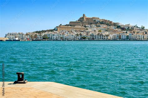 Sa Penya And Dalt Vila Districts In Ibiza Town Spain Foto De Stock