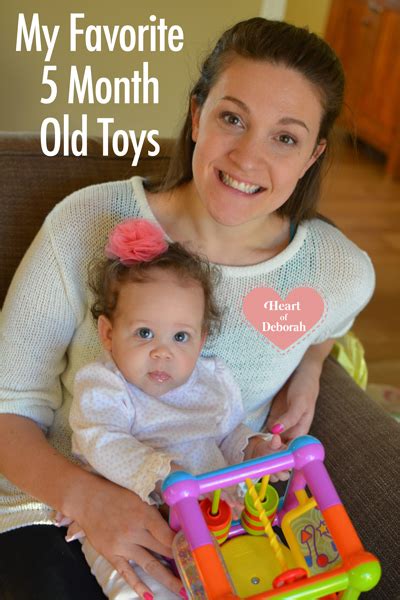 Accordingly, what toys are good for 4 month old? My Favorite 5 Month Old Toys & Lessons Learned - inspired ...