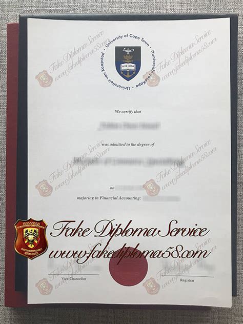 University Of Cape Town Diploma Fake University Of Cape Town Degree