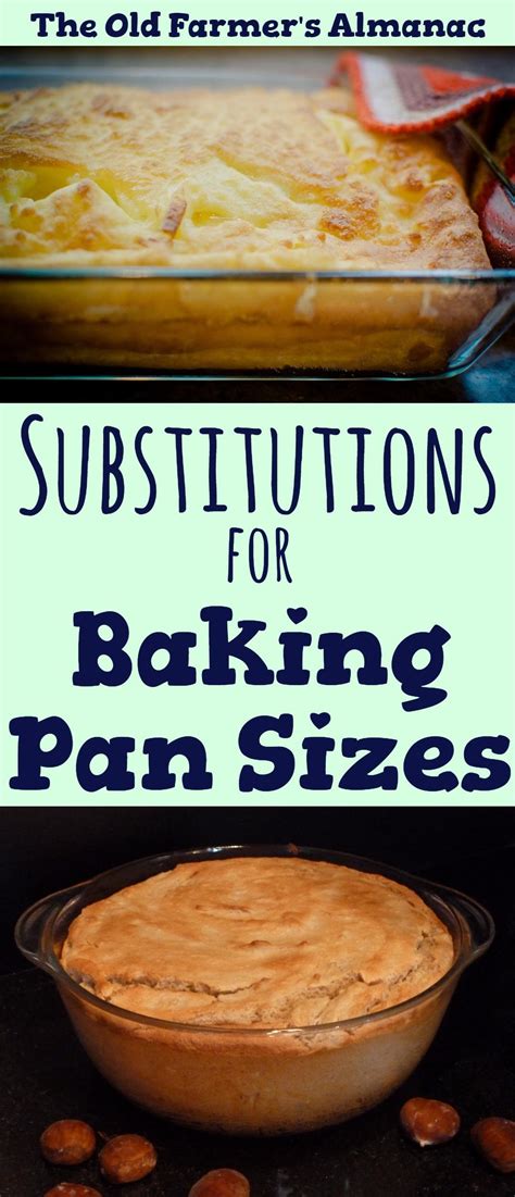 Substitutions for Baking Pan Sizes | Baking pan sizes 