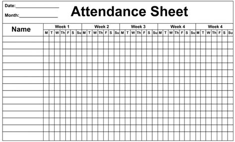 Employee Attendance Sheet Calendar Tracker Template In Pdf Excel