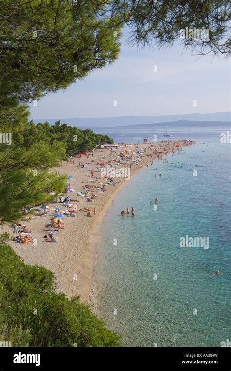 Bol Fkk Strand Insel Brac Dalmatien Kroatien Stockfotografie Alamy