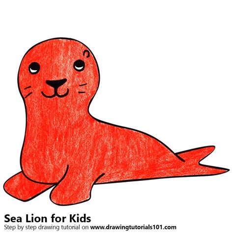 With our simple step by step how to draw a lion tutorial you will be drawing a lion of your own in no time. Learn How to Draw a Sea Lion for Kids (Animals for Kids ...