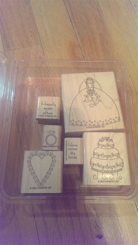 Stampin Up Stamp Set Of 6 Happily Ever After Bridal