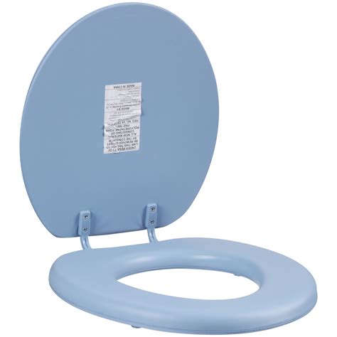 Mainstays Blue Soft Vinyl Toilet Seat