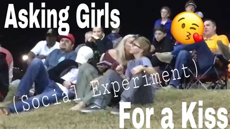 Asking Girls For A Kiss In Public Social Experiment Youtube