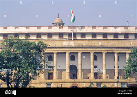 Parliament House New Delhi India Asia Asian Indian Stock
