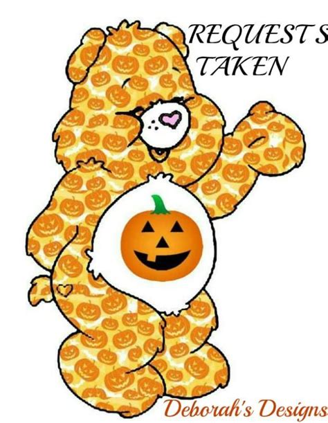 specially made Halloween Care Bear - Deborah's Designs | Halloween