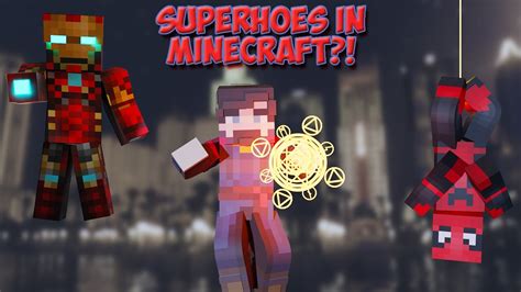 Best New Superhero Mod Fisks Super Heroes Minecraft Mod Youtube