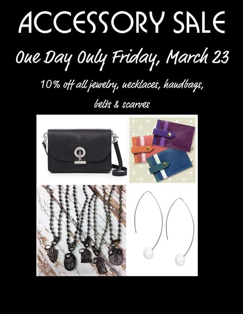 One Day Accessory Sale Friday March 23 Jennifers Subtle Clothing