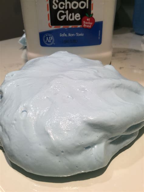 Jumbo Slime Made With Glue Shaving Cream Liquid Detergent Lotion And Food Coloring Lotion