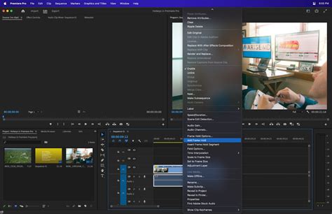 How To Freeze Frame In Premiere Pro