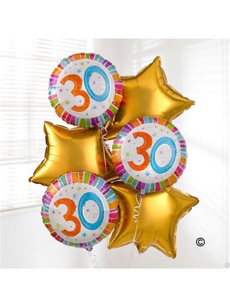 Who doesn't love to be surprised on their birthday? 30th Special Birthday Balloon Bouquet delivery Dublin Ireland