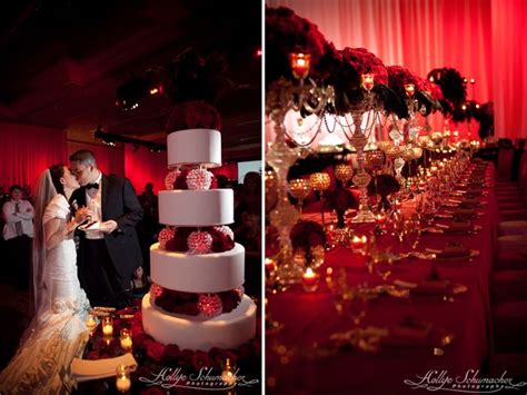 Red and Black Wedding_Arizona_ Reception | Red wedding receptions