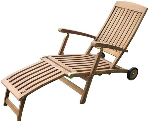 Teak steamer chairs are comfortable, sturdy, and weather the elements well, with 4 different positions for reading, sunbathing and dozing! Solid Teak Garden Steamer Chair With Wheels - Garden ...