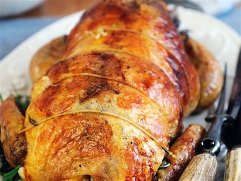 Guinea Fowl With Herb Bread Stuffing Recipe Eat Smarter Usa