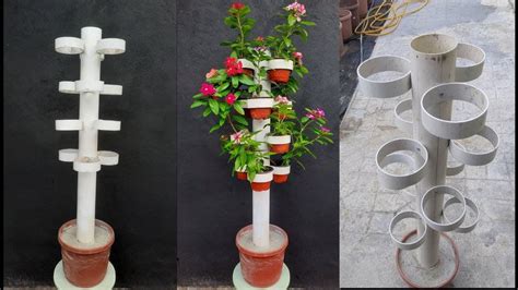 Diy Membuat Rak Bunga Daripada Paip Pvc Ii Pvc Pipe Idea For Plants