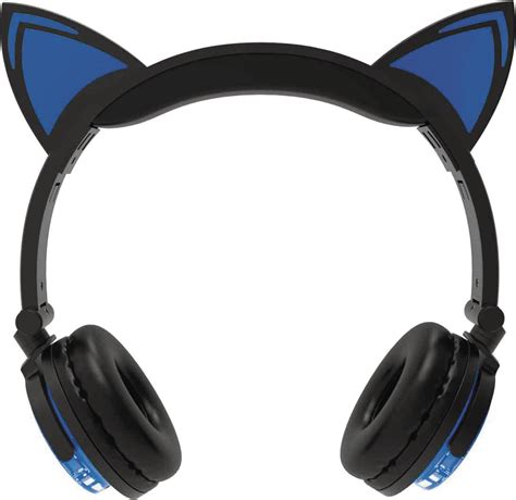 Hype Led Cat Ears Bluetooth Headphone With Built In Microphone And Two