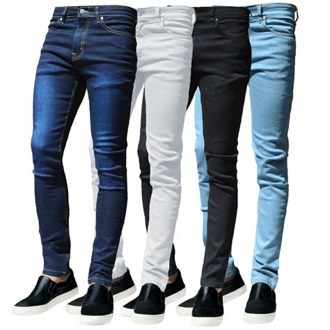 These mens white slim jeans make for the perfect attire for any kind of occasion and are available for all kinds of men depending on their choices. MENS G72 BLACK DENIM SUPER STRETCH SKINNY WHITE SLIM FIT ...