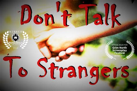 don t talk to strangers by simon wilkinson script revolution