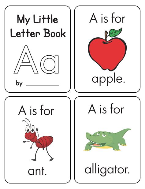 Preschool Alphabet Book Alphabet Book Free Printable Alphabet Letters
