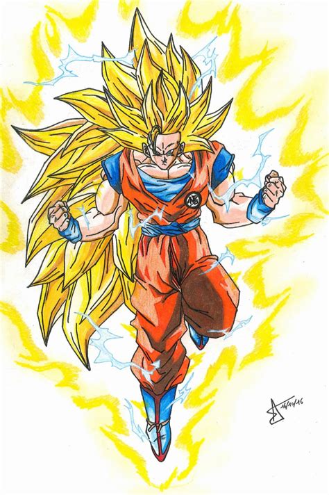 Goku Ssj3 Drawing Free Download On Clipartmag
