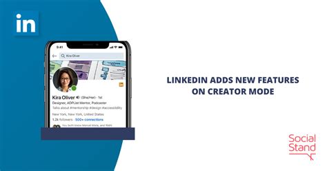 Linkedin Adds New Features On Creator Mode Social Stand