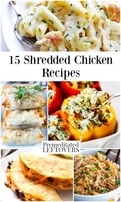 This shredded chicken recipe is very simple to make and can be used in 100 different ways. 15 Amazing Shredded Chicken Recipes Your Family Will Love