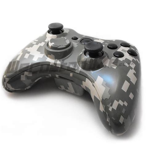 Green Camouflage Hydro Dipped Shell With Glossy Black Abxy And Guide