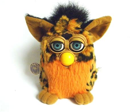 Furby 1998 Model 70 800 Color Change Series 6 Tiger Elect Blue Eyes