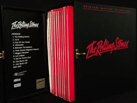 The Rolling Stones Original Master Recordings Wooden Box Us Vinyl Box