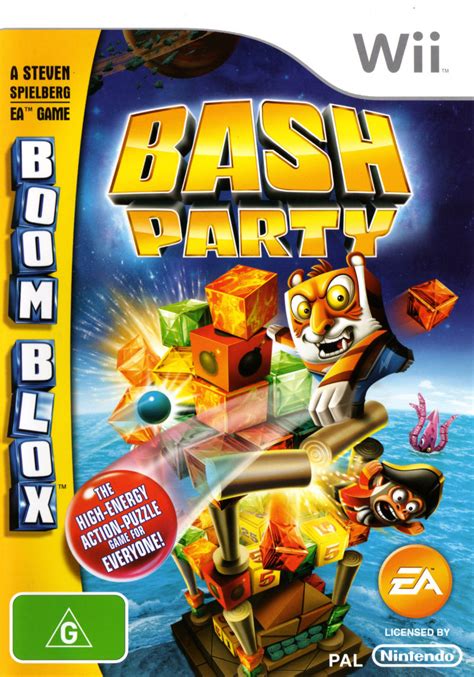 Boom Blox Bash Party Wii Box Cover Art Mobygames