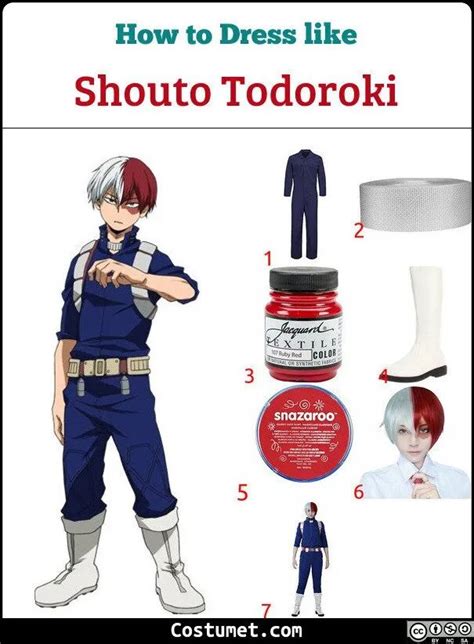 Shouto Todoroki My Hero Academia Costume For Cosplay Halloween My Hero Academia