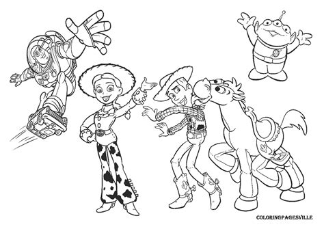 Toy Story Coloring Pages | Toy story coloring pages, Coloring pages, Disney coloring pages