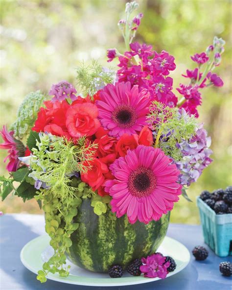 Looking For A Summer Centerpiece With An Imaginative Twist Turn To The Season’s Bounty Of