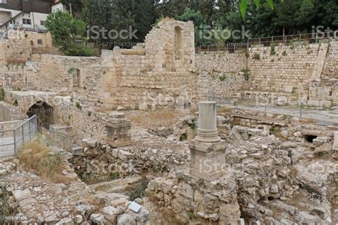 Pool Of Bethesda Ancient Ruins Stock Photo Download Image Now