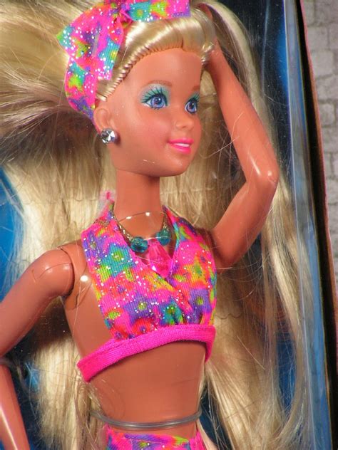 royalty girl 1992 barbie glitter beach jazzie 4935
