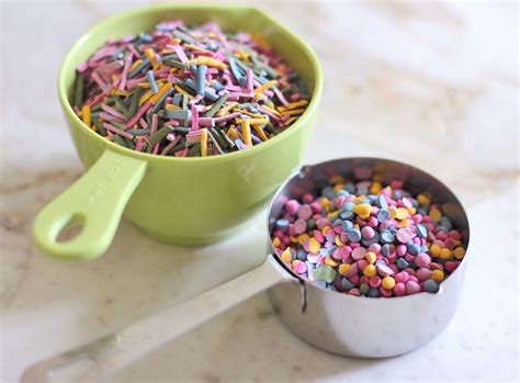 Homemade Rainbow Sprinkles Recipe How To Make Rainbow Sprinkles