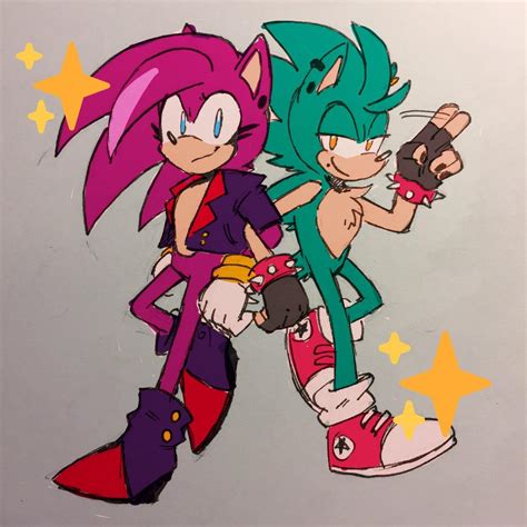 Redesigned Sonia And Manic By Kimmyko Rsonicthehedgehog