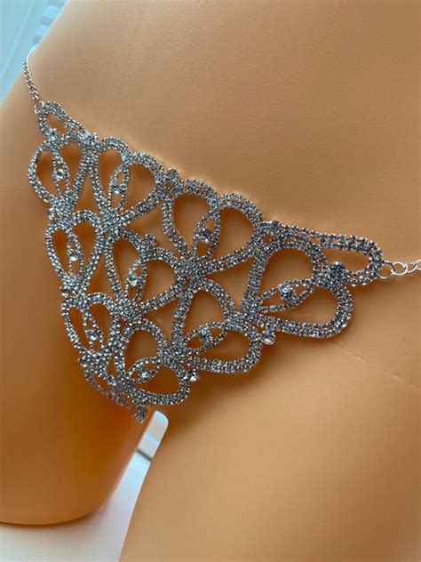 2020 Sexy Heart Rhinestone Body Chains Jewellery Waist Round Etsy