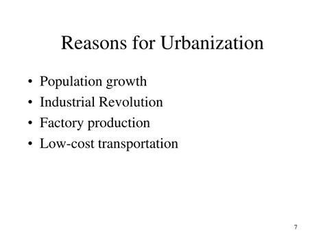Ppt Ce512 The Comprehensive Urban Planning Process Urbanization