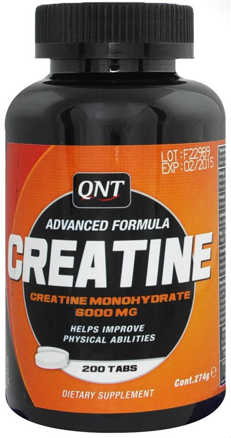 Креатин Qnt Creatine Monohydrate 200tab купить по выгодной цене с