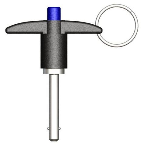 T Handle Push Button Positive Locking Pins And T Handle Ball Lock Pins