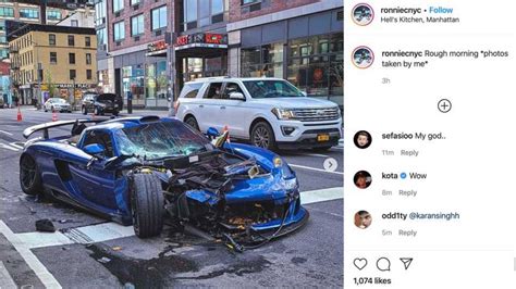 This Tuned Porsche Carrera Gt Just Smashed Up In Nyc