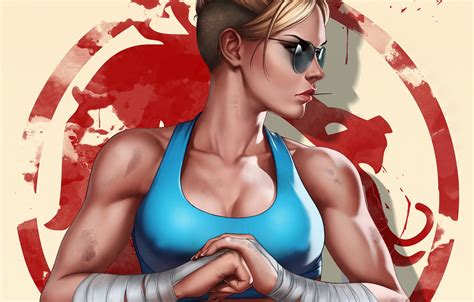 Wallpaper Girl Art Mortal Kombat Cassie Cage Cassie Cage By Dandonfuga For Mobile And